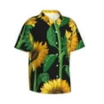 thumbnail image 2 of Haiem Sunflower 1 Printed Hawaiian Shirt for Men - Men’s Casual Beach Summer Shirts - Stretch Fabric with Modern Fit-X-Large, 2 of 9