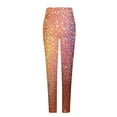 thumbnail image 5 of lcziwo Womens High Waisted Tummy Control Yoga Pants Trendy Glitter Sequin Print Tight Workout Leggings for 2025 New Years Eve Party Multicolor M, Sales Today, 5 of 6