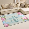 thumbnail image 2 of Coolnut Lightweight Carpet Mats, 31 x 20 inches Area Soft Rugs Floor Mat Doormat Decoration for Rooms Entrance Flowers for Sweet Home, 2 of 6