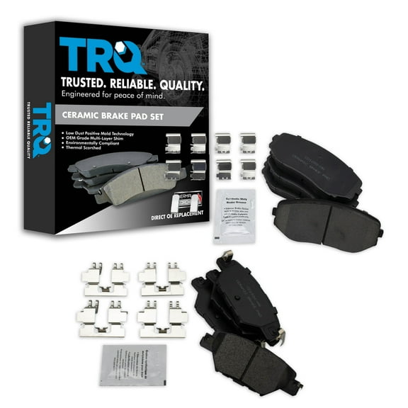 TRQ Ceramic Brake Pads Fits Ford Edge Lincoln MKX Mazda CX-5 CX-9 BFA20198 Fits select: 2019 MAZDA CX-5 GRAND TOURING RESERVE