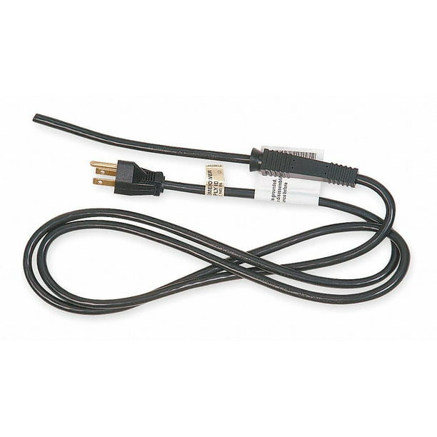 6 ft. Power Cord with SJT NEC Cord Designation, 16/3 Gauge/Conductor