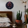 thumbnail image 7 of Wall Clock Decorative - Retro Neon Arcade B Print 2D Vintage Wall Clocks Battery Operated Silent Non-Ticking for Bedroom, Living Room, Kitchen, Office, Classroom, 10 Inch, 7 of 7