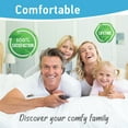 thumbnail image 5 of Comfylife Luxury 1800 Series Bamboo Derived Rayon Bed Sheet Set -Deep Pockets, Moisture Wicking, No Fading, Softer Than Cotton- 4 Pieces -Queen Size, Aqua, 5 of 6