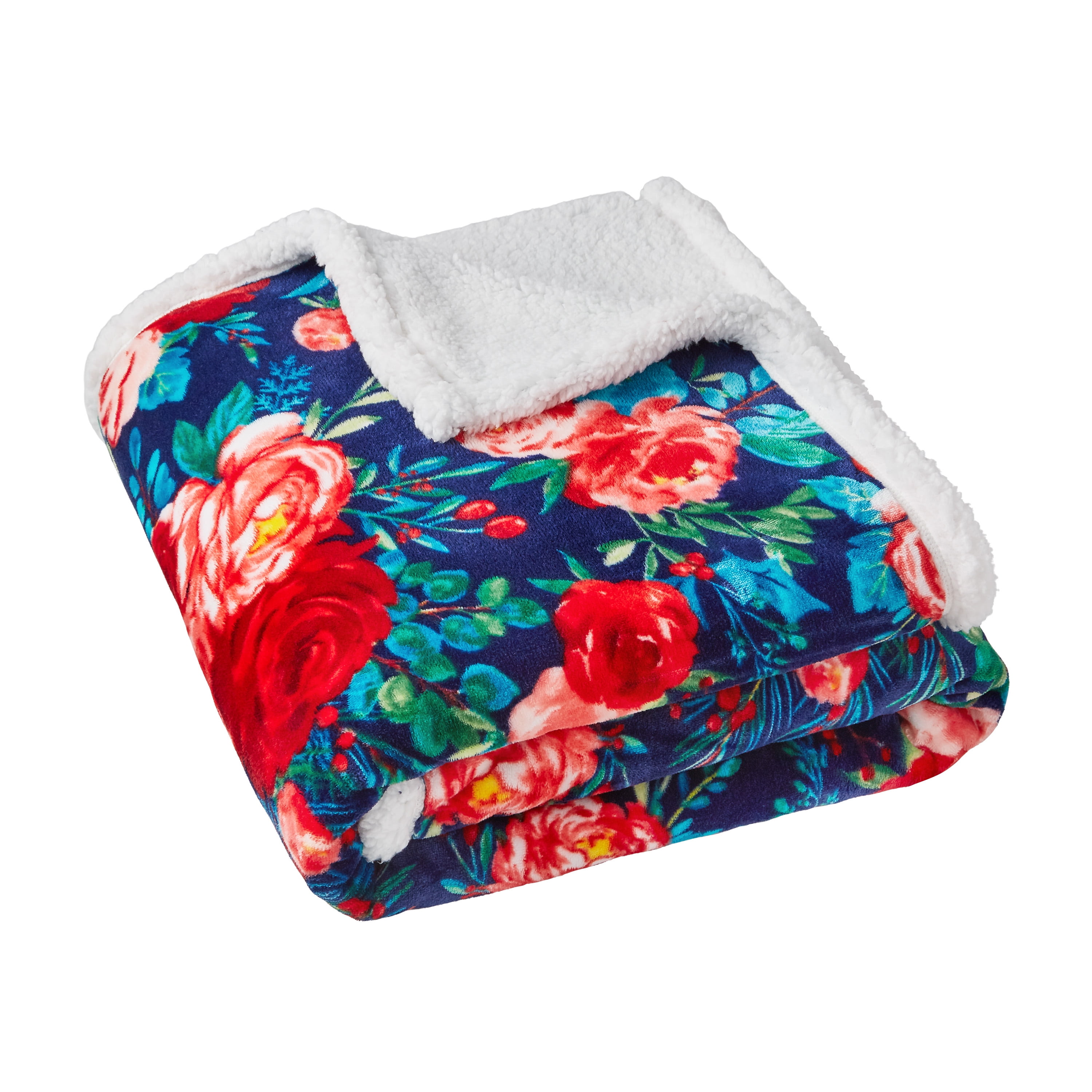 The Pioneer Woman Plush Throw Blanket - Floral - Walmart.com