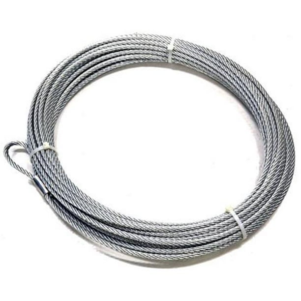 Warn 15712 Winch Cable Wire Rope&#44; 0.38 In. X 125 Ft. - Walmart.com