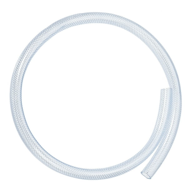 Tubo de PVC de 5/8 pulgadas x 3.3 pies, manguera flexible trenzada clara de alta presión