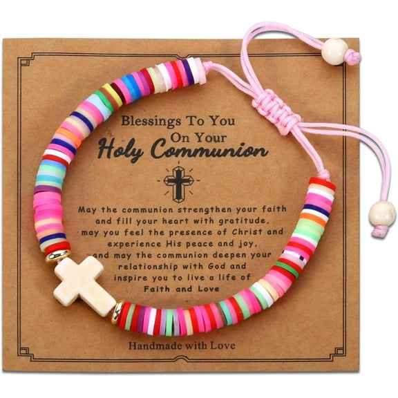 Stocking Stuffers Cross Bracelet Christian Gifts for Women Granddaughter Daughter in Law Sister Niece Birthday Valentines Day Baptism First Communion Confirmation Easter Graduation Christmas