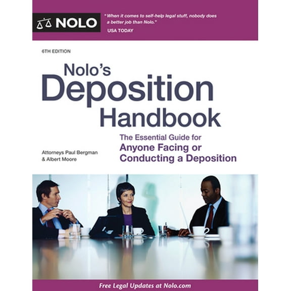 Pre-Owned Nolo's Deposition Handbook (Paperback) 1413320597 9781413320596