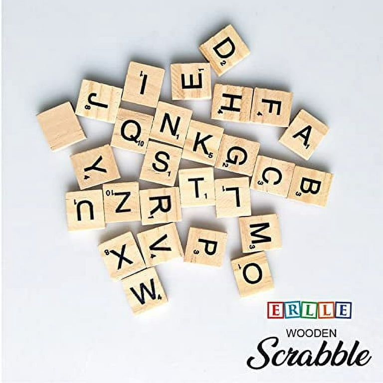 98pcs Scrabble Tiles Alphabet Wood Tiles In Hebrew Letter Crosswords Board  Game Letter Puzzle Wooden Toys