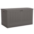 thumbnail image 1 of Suncast Outdoor Deck Box, 200 Gal Extra Large, Resin, Stoney - Patio Deck Box, 1 of 4
