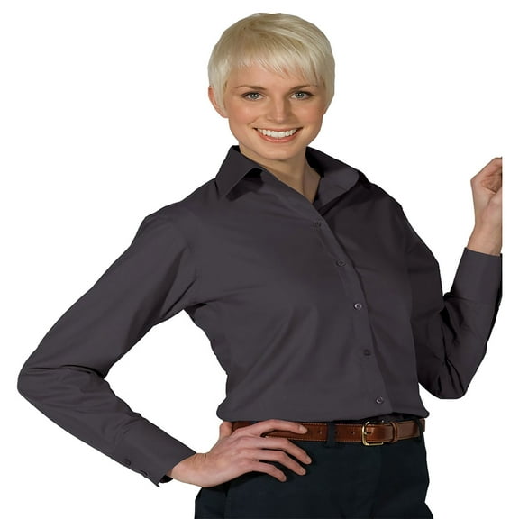 Edwards Women's Matching Buttons Long Sleeve Blouse, Style 5295