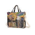 thumbnail image 7 of FORMRS Womens Corduroy Tote Bag Crossbody Shoulder Handbag with Pocket, Bright Skeleton, 7 of 7