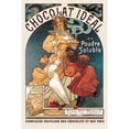 thumbnail image 3 of Mucha, Alphonse 11x14 Black Modern Framed Museum Art Print Titled - Chocolat Ideal, 1897, 3 of 5