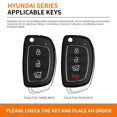 thumbnail image 5 of Funda para llave de coche con cubierta completa para Hyundai Creta Tucson Santa Fe Elantra Sonata i10 i20 i30 i40 i25 ix35 Accesorios, 5 of 5