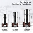 thumbnail image 5 of Phoenix Gravity Handmade Premium Teak Wood Stand - Specially Designed for 2.25 Gallons Water Filter Systems,Compatible with Berkey,Waterdrop,Purewell, & Other Countertop Water filter systems., 5 of 8