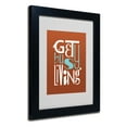 thumbnail image 3 of Trademark Fine Art "Get Busy Living III" Matted Framed Art by Megan Romo, Wood Frame, 3 of 5