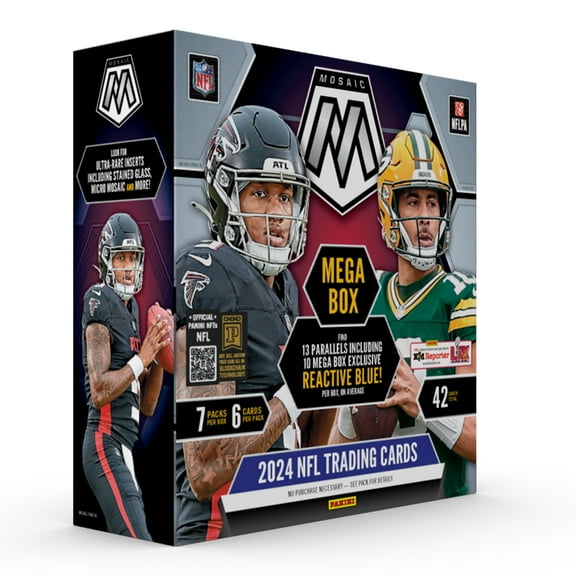 2024 Panini NFL Mosaic Football Trading Cards Mega Box