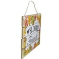 thumbnail image 4 of Northlight 16” Autumn Leaves Welcome Friends Wooden Hanging Wall Sign, 4 of 4