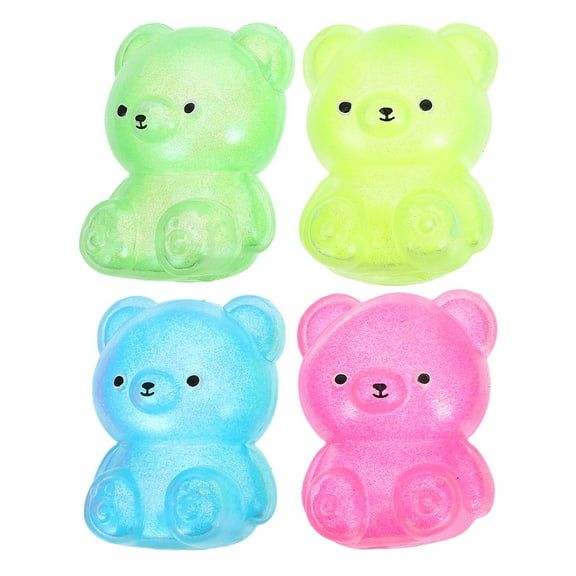 AURARMLET 4-Pack Assorted Bear Squeeze Toys for and