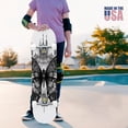 thumbnail image 4 of 31"x8" Intricate Black White Butterfly Gothic Complete Skateboards for Beginners, Double Kick 7 Ply Maple Deck Skateboard with Wheels, Gifts for Kids Teens, 4 of 8