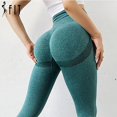 thumbnail image 2 of Pantalones de Yoga sin costuras para mujer, mallas de realce de glúteos, mallas de entrenamiento para glúteos, mallas deportivas para gimnasio, pantalones de Fitness, 2 of 4