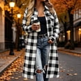 thumbnail image 2 of Women's Loose Fit Long Sleeve Lapel Casual Jacket Top Solid Soft Lightweight Versatile Work Office Outfits Daily Wear | CSEONE,Black L, 2 of 9