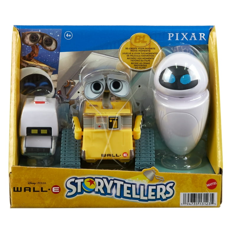 Disney Pixar WALL-E Action Figurine Set, 3-Pack, Chaos on the