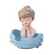 thumbnail image 1 of Estatua de resina de ángel, figura decorativa para llaves, caja de almacenamiento decorativa para escritorio de niña Azul, 1 of 9