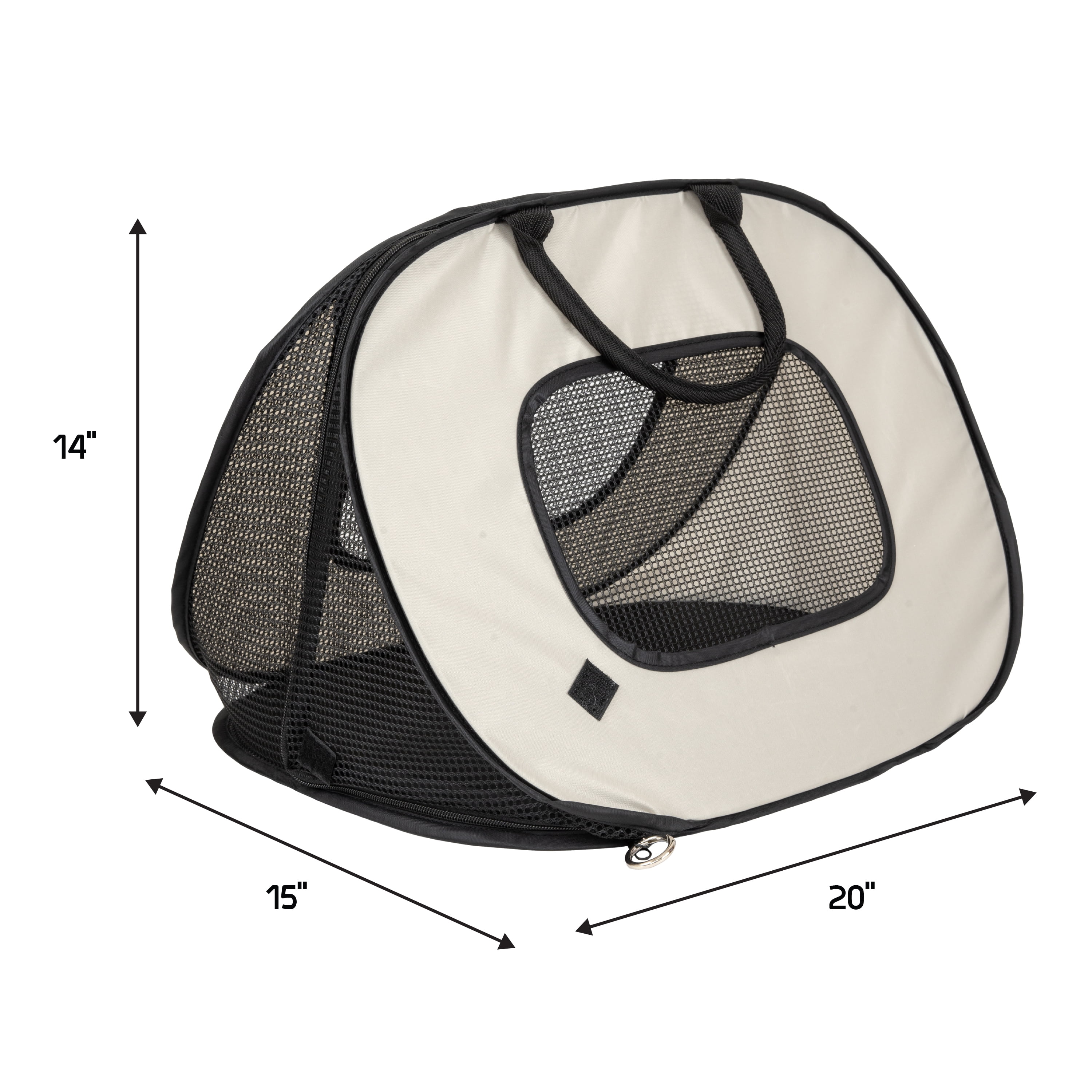 SportPet Designs Soft Sided Mesh Panels Cat Carrier, 20"