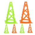 thumbnail image 4 of GAXIRE 6Pcs Green Training Cones for Soccer Practice and Obstacle Course Training, 4 of 8