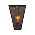 thumbnail image 3 of Meyda 142006 12 in. Yosemite Wall Sconce, Silver Mica Craftsman, 3 of 4