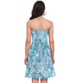 thumbnail image 3 of Dailycode Summer Dresses for Women Strapless Casual Beach Cover Ups Overlapping Seashells Tube Top Sundress, 3 of 8