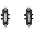 thumbnail image 4 of relayinert USB Bike Tail Light Bicycle Safety Cycling Reminding Rear Lamp Waterproof Taillight Wide Range Accessories Gear White 2Set, 4 of 6