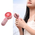 thumbnail image 2 of Portable Handheld Mini Fans USB Battery Operated Summer Travel Fan with 3 Speed Settings for Outdoor and Home Use, 2 of 4