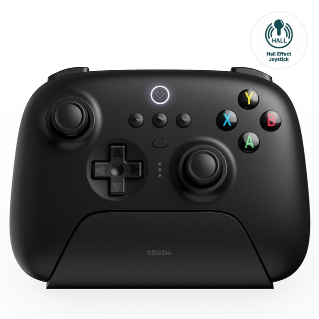 Controlador inalámbrico 8Bitdo Ultimate con base de carga negro