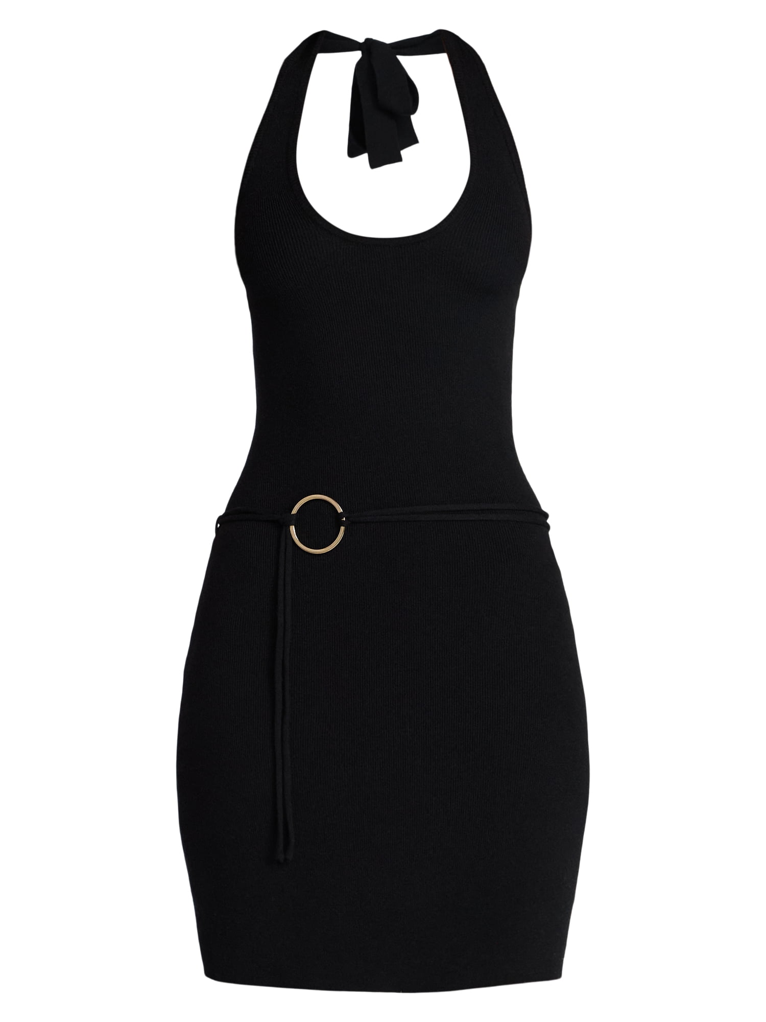 Madden NYC Sleeveless Halter Dress, Womens
