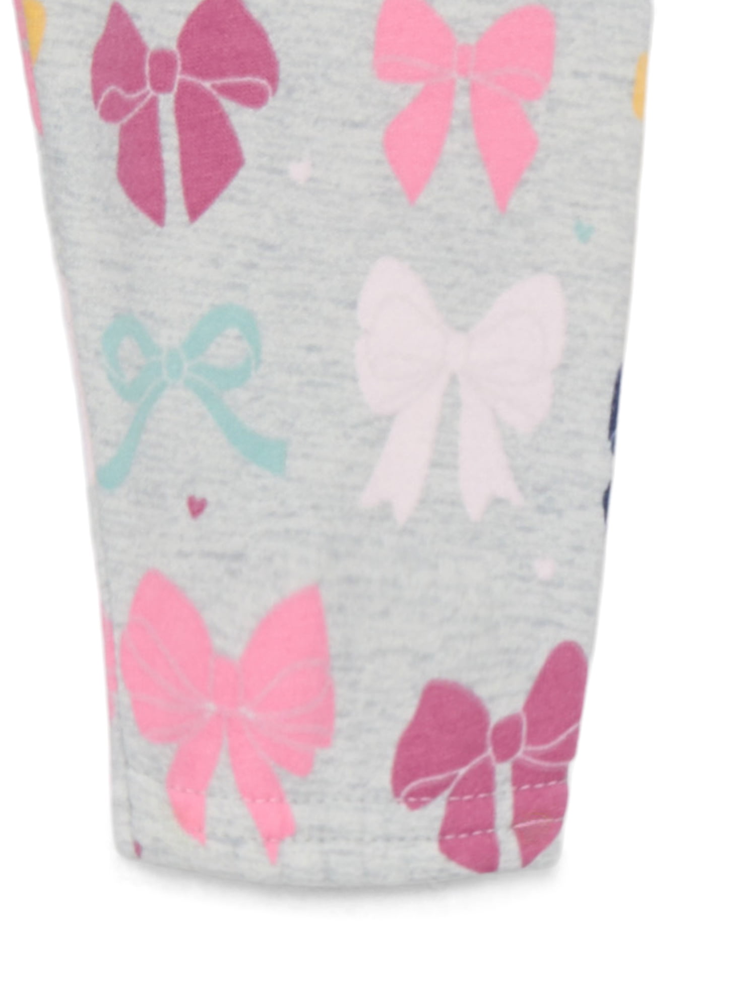 Garanimals Baby Girls Printed Fleece Joggers, Sizes 6M-24M