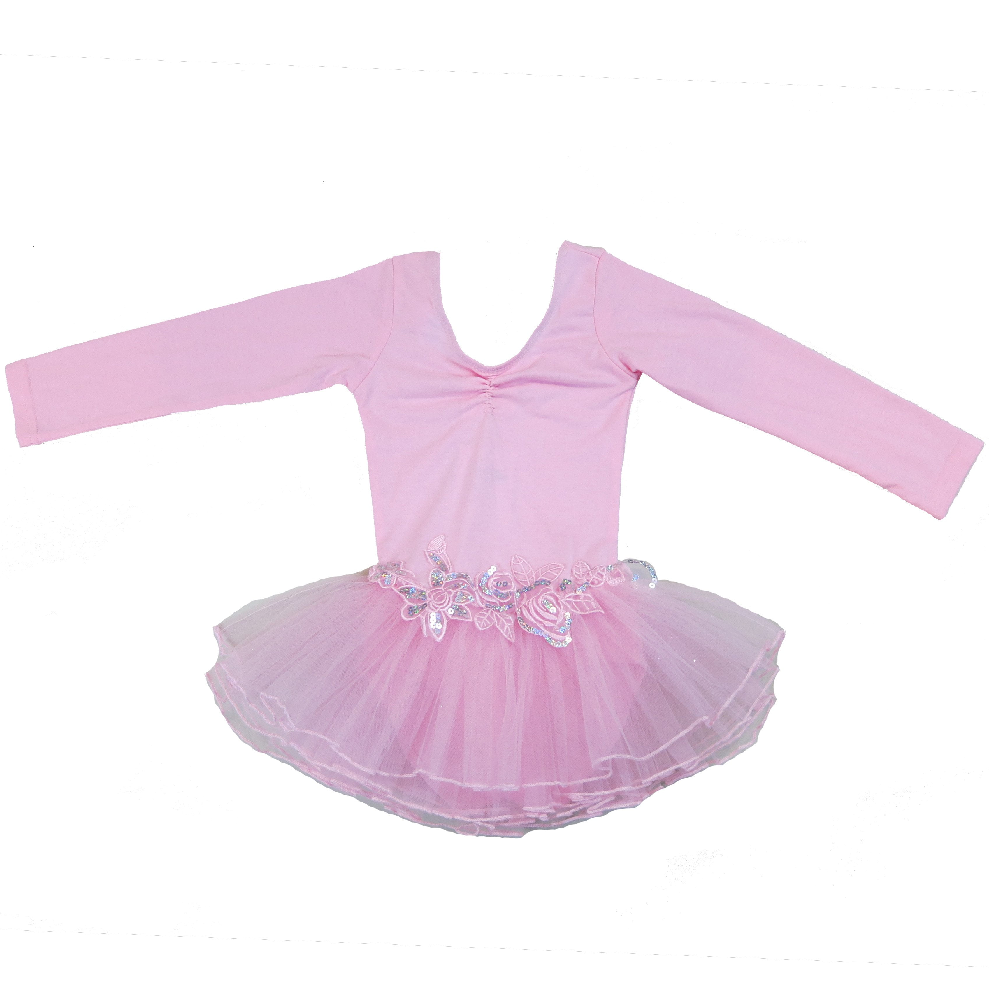 Wenchoice - Wenchoice Girl'S Baby Pink Tutu Long-Sleeve Leotard S(1T-2T ...