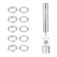 thumbnail image 4 of Unique Bargains Silver Tone Grommet Tool Kit with Copper Eyelets and Install Tools (100 Sets), 4 of 6