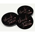 thumbnail image 3 of Inkdotpot Pack Of 50 Thank You From The New Wedding Favor Paper Tags Craft Real Rose Gold Foil Hang Tags, 3 of 6