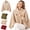 Beige, variant on Cozy Heated Zip Up Blanket, Heated Shawl Wraps for Women, USB Wearable Blanket Heat Settings, Portable USB Heated Blanket Shawl with 3 Heat Settings & Fast Heating, Home Outdoor Office Use