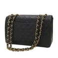 thumbnail image 2 of Pre-Owned CHANEL Deca Matelasse 34 Coco Mark Chain Shoulder Bag Black A01094 (Good), 2 of 7