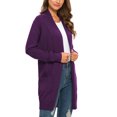 thumbnail image 3 of HAOMEILI Women's Long Cardigan Sweater 2024 Fall Fashion Casual Oversized Knit Open Front Coatigan Jacket Coat Trendy Outfits, 3 of 6