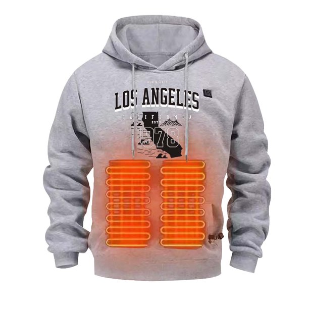WILLBEST Sudaderas Deportivas Hombre Sudadera con Capucha Informal De Invierno Abrigada y A La Moda para Hombre sin Batería Mediana