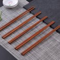 thumbnail image 1 of 5pairs of Red Sandalwood Chopsticks - No Paint, No Wax, Log Color - Healthy Tableware for Chinese Food, 1 of 4