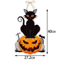 thumbnail image 1 of Decoraciones de fiesta de Halloween, colgantes de puerta de murciélago fantasma de calabaza, feliz Festival DE fantasma de Halloween, decoraciones de fiesta para el hogar, 1 of 4