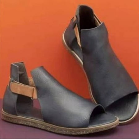 

Goulian Women Open Toes Simple Sandals Comfort Premium Casual Flat Sandal for Summer Outdoor Hiking Walking New