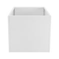 thumbnail image 5 of ToppiJoy Square Steel Planter Outdoor Indoor Planters Box Metal Heavy Duty Flower Pot Modern for Commercial Residential Home Garden Porch Hotel Patio (26*26*26in, White), 5 of 20