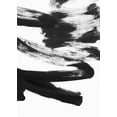 thumbnail image 2 of Lehnhardt, Iris 18x24 White Modern Wood Framed Museum Art Print Titled - Black and White Strokes 5, 2 of 4