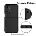 thumbnail image 5 of Njjex Samsung Galaxy A13 5G Case With Screen Protector;Military Grade Full Body Double Layer Protection Shock Resistant Drop Resistant TPU Durable Detachable for Galaxy A13 5G Phone Case - Black, 5 of 7